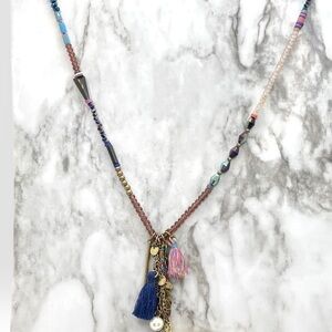 boho layered necklace